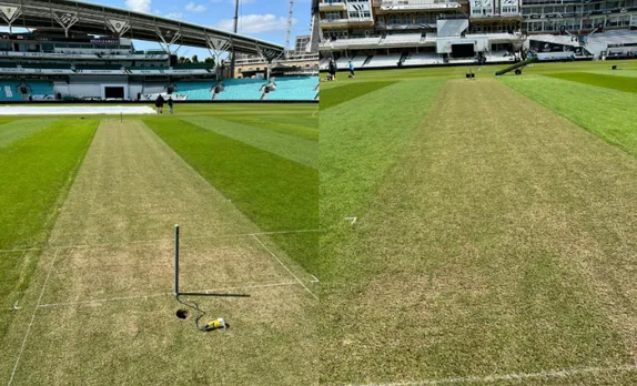 ‘Shamat aane wali hai’ - Fans share concerns over viral image of The Oval’s pitch ahead of WTC 2023 final