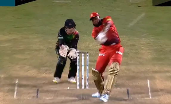 WATCH: Kieron Pollard lights up Warner Park as he smashes four sixes in a single over in CPL 2023