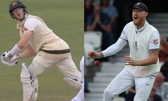 WATCH: Steve Smith survives as Ben Stokes produces Herschelle Gibbs-like dropped catch in 5th Ashes Test