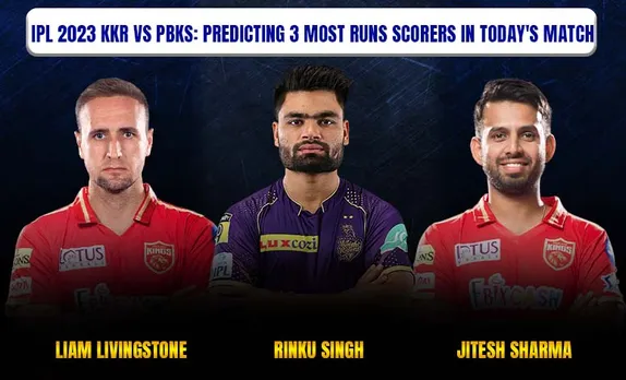 IPL 2023: Predicting 3 Most Run Scorers in Today's KKR vs PBKS Match