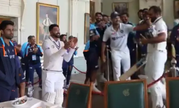Mohammed Shami and Jasprit Bumrah get rousing reception from team India at Lord's