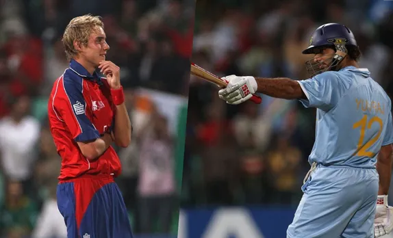 Yuvraj Singh writes a special message for Stuart Broad on his birthday