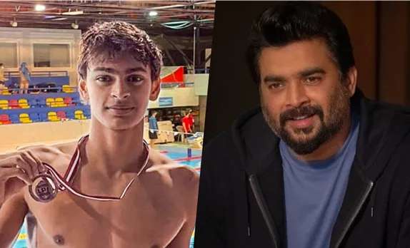 Bollywood actor R Madhvan’s son Vedaant Madhvan bags sliver medal at Danish Open Swimming Competition