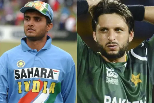 Sourav Ganguly & Shahid Afridi