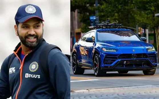 Rohit Sharma issued 3 challans for overspeeding at the Mumbai-Pune highway.