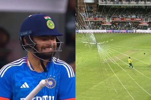 SA vs IND: मैदान में रिंकू सिंह ने की तोड़-फोड़... छक्के से मीडिया बॉक्स का शीशा का किया चकनाचूर, देखें वीडियो