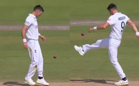 VIDEO: मैनचेस्टर टेस्ट के दौरान जेम्स एंडरसन ने दिखाई जबरदस्त फुटबॉल स्किल्स, देखें
