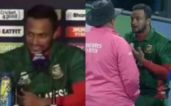 VIDEO : भारत के खिलाफ मैच हारने के बाद रिपोर्टर से ही भिड़ गए शाकिब अल हसन