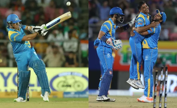 RSWS: इंडिया लीजेंड्स ने 40 रन से जीता मैच, सचिन और युवराज ने याद दिलाए पुराने दिन