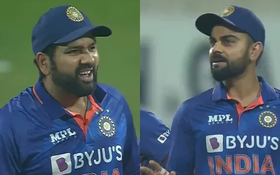 रोहित शर्मा और विराट कोहली के बीच खौफ पैदा करने लिए पाकिस्तानी गेंदबाज ने किया कुछ ऐसा... देखें वीडियो
