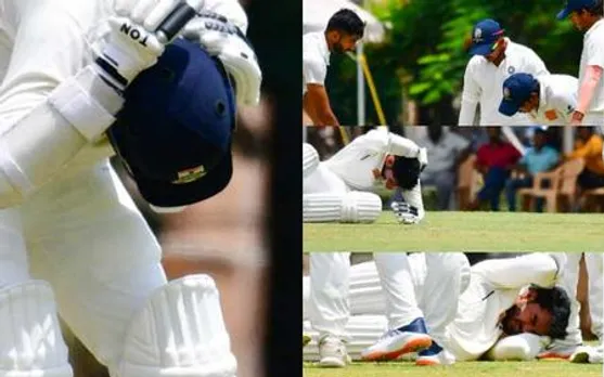 दलीप ट्रॉफी 2022: गेंदबाज के थ्रो से घायल हुए बल्लेबाज वेंकटेश अय्यर, दर्द के कारण छोड़ा मैदान