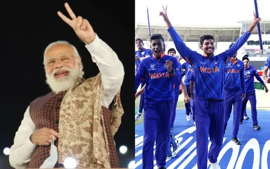 U-19 WC में टीम इंडिया की जबरदस्त जीत पर पीएम मोदी गदगद, खिलाड़ियों को दी बधाई