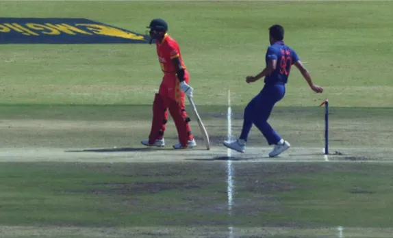 ZIM vs IND : दीपक चाहर के मांकड़िंग करने के बावजूद आउट नहीं हुआ बल्लेबाज