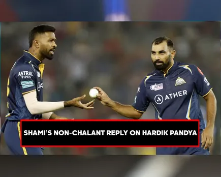 WATCH: Indian star cricketer Mohammed Shami reacts to Hardik Pandya’s IPL trade deal