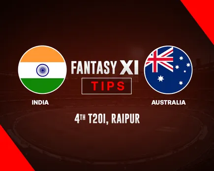 IND vs AUS Dream11 Prediction for Australia tour of India 2023 4th T20I, Playing XI, and Captain and Vice-Captain Picks