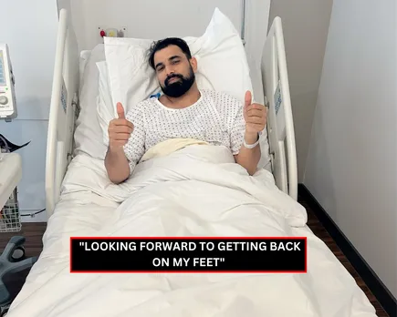 Mohammed Shami undergoes successful knee surgery and posts on social media on his recovery time
