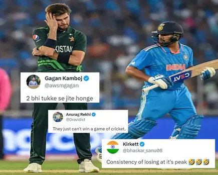 ‘2 bhi tukke se jite honge'- Fans react as Pakistan registers their 12th loss in their last 14 matches since World Cup loss against India