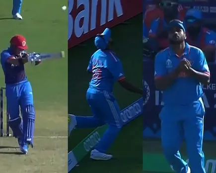 WATCH: Shardul Thakur takes a stunner against Afghanistan in ODI World Cup 2023