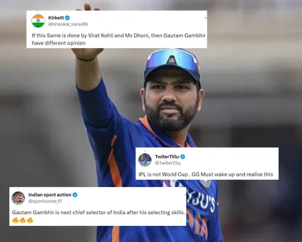 'Kohli ke waqt sab ye baat bhul gaye the' - Fans react to Gautam Gambhir's statement on Rohit Sharma's captaincy after ODI World Cup final 2023