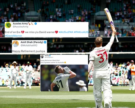 'End of an era’- Fans react as David Warner walks back one last time for Australia in Test jersey at SCG