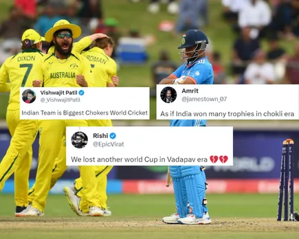 'Laut aao dhoni' - Fans react as India lose yet another multinational tournament to Australia, Aussie triumph U19 World Cup finals by 79 runs