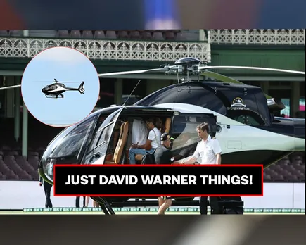 WATCH: Pushpa fan David Warner does unthinkable, makes Tollywood style entry before BBL match