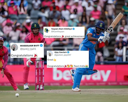 'Mithai banto mithai'- Fans react as India beat South Africa by 8 wickets in 1st ODI