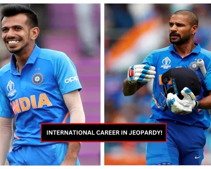 Shikhar Dhawan and Yuzvendra Chahal axed from central contract by Indian Cricket Board