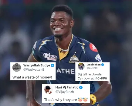 'Premium bowler pick karna chaahiye tha' - Fans react as RCB spend INR 11.5 crores to buy West Indian pacer Alzarri Joseph