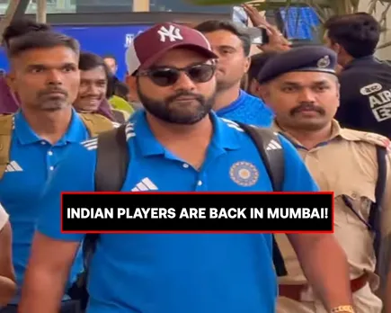 WATCH: Indian team arrives in Mumbai for match against Sri Lanka