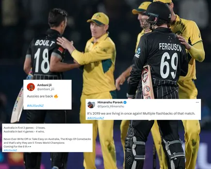 ‘Never ever Write off Australia’- Fans react as Australia wins a thriller against New Zealand in ODI World Cup 2023