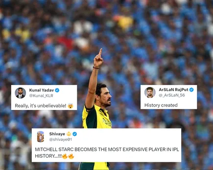' Aaj toh kamaal ho gaya'- Fans react as Mitchell Starc becomes most expensive player in IPL history