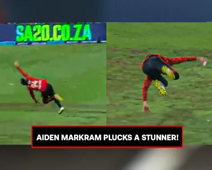 WATCH: Aiden Markram pulls off one of the best catches of T20 history during SA20 Qualifiers match