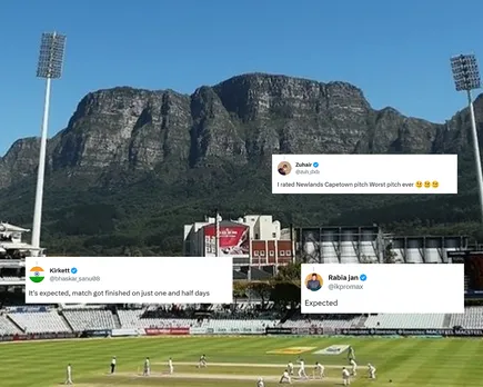 ' Yeh toh hona hi tha'- Fans react as Apex Cricket Council rates Newland's Ground in Cape Town 'unsatisfactory'