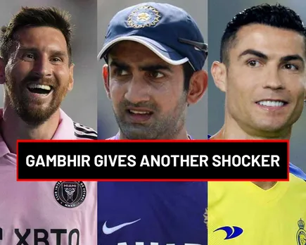 ‘Ronaldo or Messi’- Gautam Gambhir makes unconventional pick as his favorite footballer