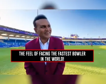 WATCH: Virender Sehwag hilarious banter on Shoaib Akhtar's long run up