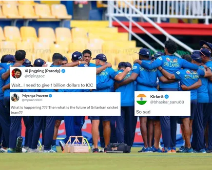 'Hamesha ke liye timed out dediya' - Fans react as international Cricket Board suspends Sri Lankan Cricket Board's membership
