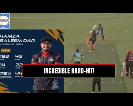 WATCH: Record books tumbling in T10 Cricket as batter scores 193 runs in just 43 balls in European T10 Cricket