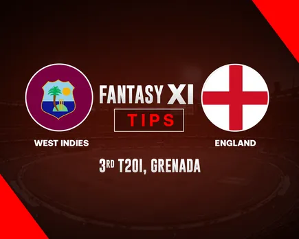 WI vs ENG Dream11 Prediction for England tour of West Indies 2023 3rd T20I, Playing XI, and Captain and Vice-Captain Picks