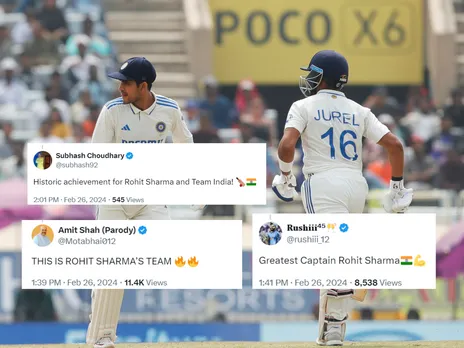 Historic achievement for Rohit Sharma and Team India’- Fans react as India beat England by 5 wickets to win their 17th consecutive Test series at home