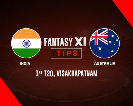 IND vs AUS Dream 11 Prediction for Australia tour of India 2023 1st T20, Playing XI, and Captain and Vice-Captain Picks