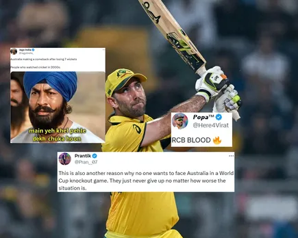 'Maxi: Jalwa hai hamara yahan' - Fans react as Glenn Maxwell smashes incredible hundred under pressure for Australia against Afghanistan