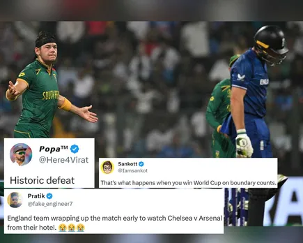 ‘England team want to watch Chelsea vs Arsenal ‘ – Fans react to South Africa’s massive win by 229 runs vs England in ODI World Cup 2023