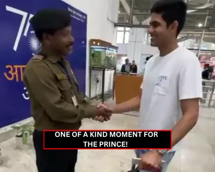 WATCH: Shubman Gill meets father of fellow Gujarat Titans' cricketer's father at the airport