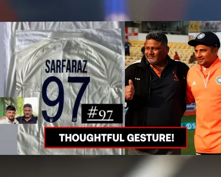Sarfaraz Khan’s father reveals his special connection with son’s jersey no.97