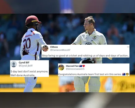 'Ek aur one sided game'- Fans react as Australia beat West Indies in 1st Test by 10 wickets