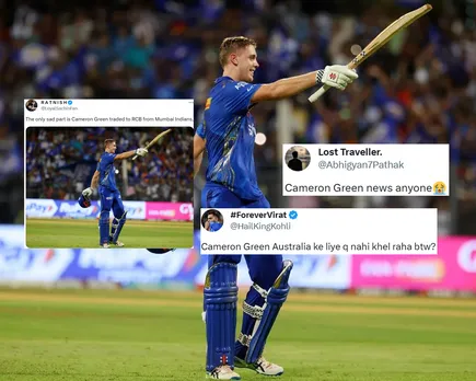 “Sad part is Cameron Green has gone to RCB” – Fans react to news of three–way IPL trade taking place between MI, GT, and RCB