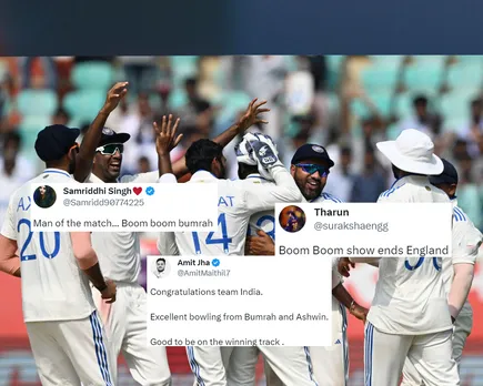 'Jas-ball ne hawa nikal di baz-ball ki' - Fans react as India beat England by 106 runs in Vizag, Jasprit Bumrah shines with 9 wickets