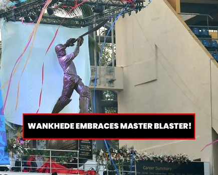 WATCH: Sachin Tendulkar's statue gets unveiled in Wankhede stadium