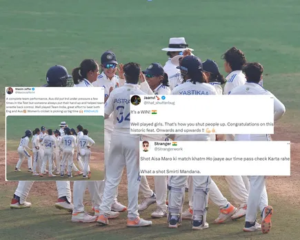 ‘Women’s Cricket is picking up’ – Wasim Jaffer and fans celebrate India Women’s 8- wicket win against Australia in Test